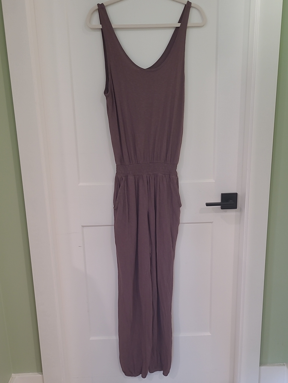 aerie Sleeveless Brown 100% Cotton Jumpsuit - Picture 1 of 6
